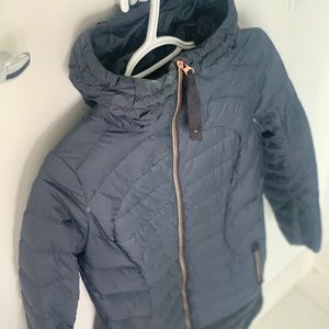 Lululemon Goose Down Jacket, Navy size 4